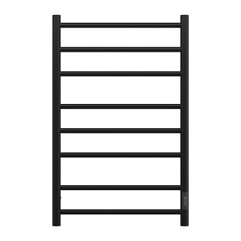 Полотенцесушитель электрический Point Аврора PN10858B П8 500x800 диммер справа, черный Полотенцесушитель электрический Point Аврора PN10858B П8 500x800 диммер справа, черный