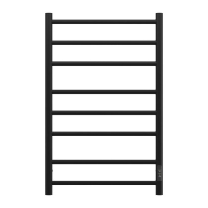 Полотенцесушитель электрический Point Аврора PN10858B П8 500x800 диммер справа, черный Полотенцесушитель электрический Point Аврора PN10858B П8 500x800 диммер справа, черный