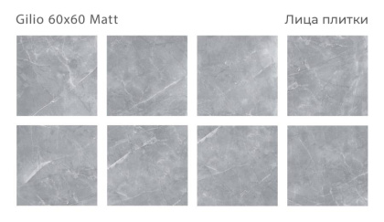 Керамогранит матовый GILIO 60х60 MATT, Silk 60х60