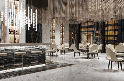 Керамогранит Гемма SG071800R6 черно-белый обрезной 119,5х320х6 (1шт-3,824м2), м2