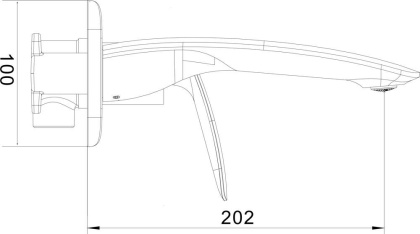 Смеситель для раковины латунь R1141