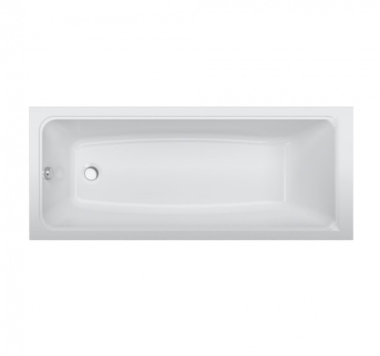 Акриловая ванна Gem 150x70 с каркасом и шторкой на борт ванны W90BS-080-140CT