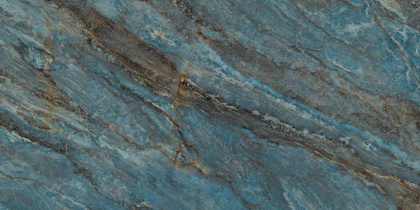 Beam Turquoise Керамогранит бирюзовый 60х120 лаппатированный шайн