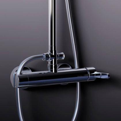 936710000 Scandinavian Pure душевая система с душевым смесителем, хром