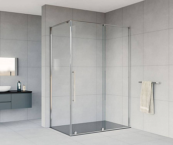 Душевой уголок Arno VSR-1A1015CL, 1500*1000, хром, стекло прозрачное