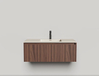 Подвесная тумба Domino 1000, шпон Onda Plus, гладкий фасад