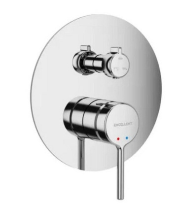 Смеситель для душа скрытого монтажа EXCELLENT Pi AREX.1247CR (хром)