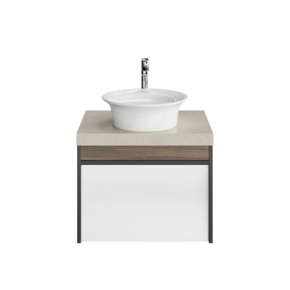 Тумба MODULA подвесная 60 с ящиком 1+1, арабика MO.60.1+1\AR