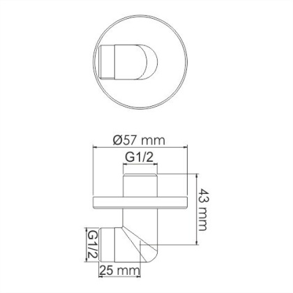 A134 Подключение шланга Wasserkraft