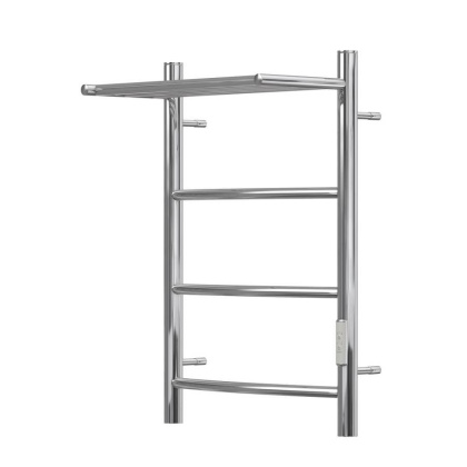 Полотенцесушитель электрический Point Афина PN04846P П3 400x600 с полкой, диммер справа, хром Полотенцесушитель электрический Point Афина PN04846P П3 400x600 с полкой, диммер справа, хром