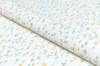 Обои виниловые Уик-энд мотив, жёлто-зелёный цветы