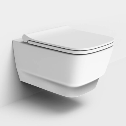 Унитаз подвесной, Bello Белый матовый