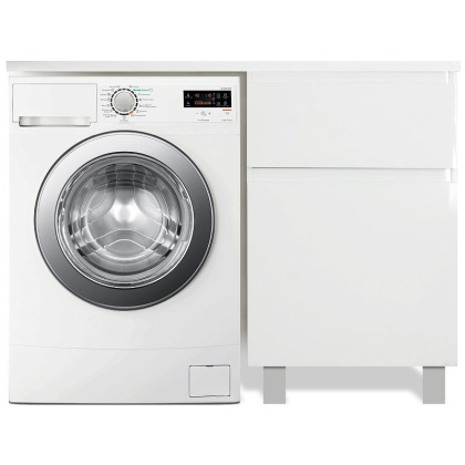 Комплект мебели Dallas Luxe 1300х482 правосторонний напольный 2 ящика (ШхГхВ) 648х476х860