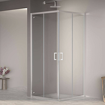 Душевой уголок 100*100*195 RGW PA-030 Квадрат/Хром/Прозрачное/6 мм (Easy)