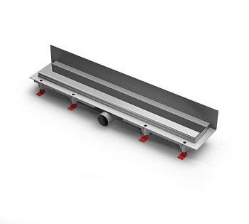 Душевой лоток 75 см Creto Uni CRE-750 UH-P с решеткой, хром