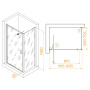 Душевой уголок 100* 70*195 RGW SV-145 (SV-05 + Z-050-2) Прямоуг./Хром/Прозрачное/8 мм (Easy) Душевой уголок 100* 70*195 RGW SV-145 (SV-05 + Z-050-2) Прямоуг./Хром/Прозрачное/8 мм (Easy)