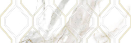 Декор Beryl белый 25х75,шт