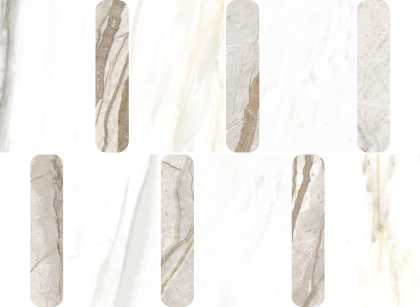 Мозаика 600110000978 Стелларис Арган (36,8см*26,9см*6мм) (10шт/0,9м2) Айвори, шт