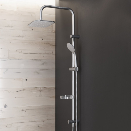 974200063_xxx Palace Evo, душ система: верх. душ 260*190, ручн. душ d 100 мм, 1 режим, переключатель