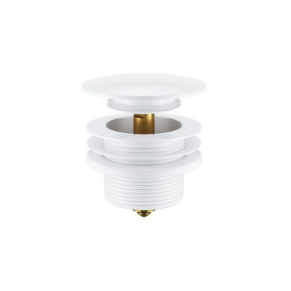 Пробка Click-clack для отдельностоящей ванны ARIN.2485.01WH (белая) Пробка Click-clack для отдельностоящей ванны ARIN.2485.01WH (белая)