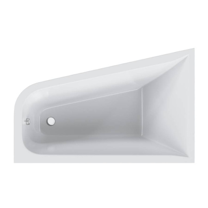 Акриловая ванна spirit ассиметричная 160x100, без слива-перелива, правосторонняя