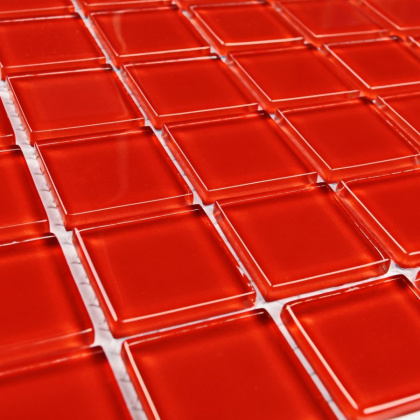 Мозаика стеклянная Red Glass (чип 4*25*25) 300*300(22шт.-1.98м2), м2 Мозаика стеклянная Red Glass (чип 4*25*25) 300*300(22шт.-1.98м2), м2