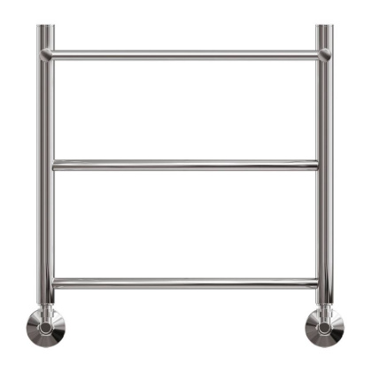 Полотенцесушитель водяной Point Афина PN04155P П2 500x500 с полкой, хром