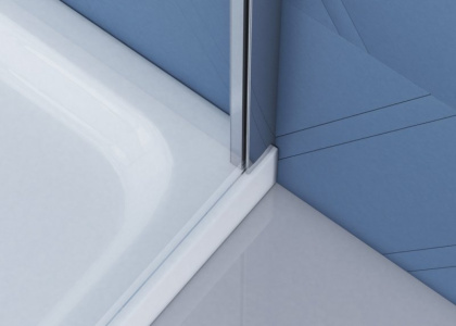 DUE-AH-1-120/90-C-CR Душевой уголок