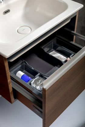 Тумба без раковины Vallessi 60*46см DARK OAK, 1 полка 837-060-D Boheme