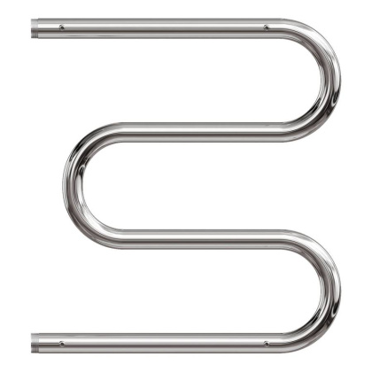 Полотенцесушитель водяной Point PN38555P 500x500 М-образный (1") с полкой, хром Полотенцесушитель водяной Point PN38555P 500x500 М-образный (1") с полкой, хром