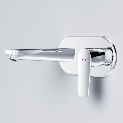 F90A72200 Gem, Смеситель д/умывальника, монтируемый в стену, Хром, шт.