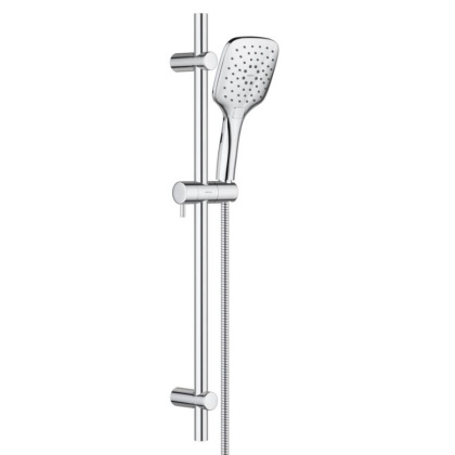 931001000 Eclipse, душ. комплект: ручн.душ 3 ф-ии 120 мм, штанга 700 мм, Хром 931001000 Eclipse, душ. комплект: ручн.душ 3 ф-ии 120 мм, штанга 700 мм, Хром
