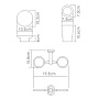 K-28126 Держатель стакана и мыльницы K-28126 Держатель стакана и мыльницы