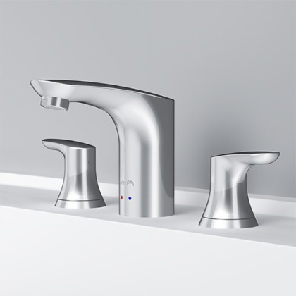 Смеситель для умывальника трехсекционный с донным клапаном F8008000 Like