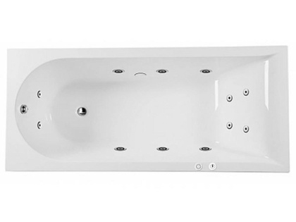 Акриловая гидромассажная ванна Inspire Evo Plus 170*75 на каркасе, без фронтальной панели
