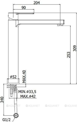 Смеситель для раковины Paffoni West WS074CR