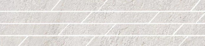 Бордюр Гренель серый светлый мозаичный 46,8x9,8x0,9