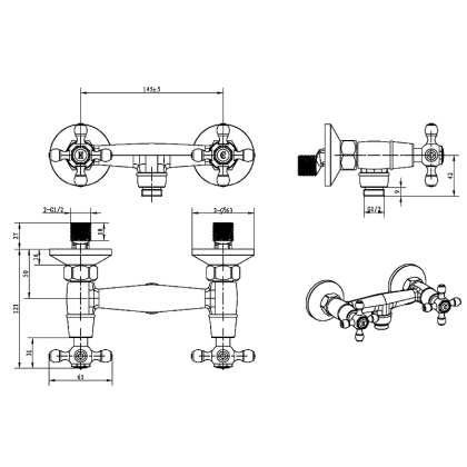 Смеситель для душа_Комплект Смеситель для душа_Комплект