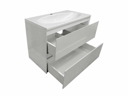 Комплект мебели Malta 800х470 подвесной 2 ящика (ШхГхВ) 798х466х607 Комплект мебели Malta 800х470 подвесной 2 ящика (ШхГхВ) 798х466х607