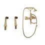 LORD-PBV2-02-M Смеситель на борт ванны с поворотным изливом и ручным душем, Бронза, ручка ручного душа Бронза LORD-PBV2-02-M Смеситель на борт ванны с поворотным изливом и ручным душем, Бронза, ручка ручного душа Бронза