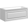 Тумба подвесная SANCOS Very 995х445х406, c одним  ящиком оснащенным доводчиками, Bianco , арт.VR100W