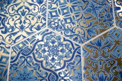 Декор VT\A431\24000 Талья Золотой/металл (23см*20см*6,9мм) (26шт/1,19м2) Орнамент 5, шт Декор VT\A431\24000 Талья Золотой/металл (23см*20см*6,9мм) (26шт/1,19м2) Орнамент 5, шт