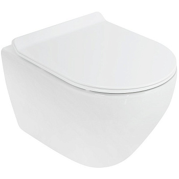 STYLUS Чаша подвесного унитаза безободкового, CZR-513-TH-R