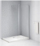 LIBERTA-L-1-110-C-Cr Душевая перегородка с односторонним входом 1100x1950 мм