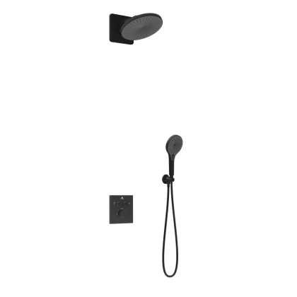 Душевой комплект Inspire VSFW-3I21MT5MB встраиваемый, термостат, двухрежимный, черный