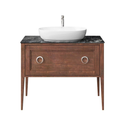 Тумба PLAZA Classic Neo напольная с ящиками 100, орех PL.CN.100.1+1\NUT.M