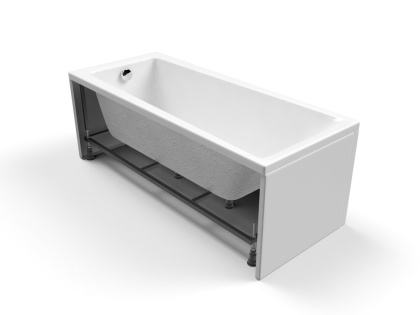 Ванна акриловая прямоугольная Cersanit LORENA 170x70, ультра белый