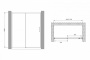 Душевая дверь ABBER Komfort AG93170
