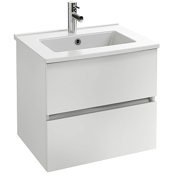 Тумба с раковиной Jacob Delafon Tolbiac 60 см, белый глянцевый лак, EB2381-J5, шт.
