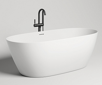 Ванна из искусственного камня S-Sense (Sapirit) Salini Sofia 164x75 см глянцевая 102511G Ванна из искусственного камня S-Sense (Sapirit) Salini Sofia 164x75 см глянцевая 102511G